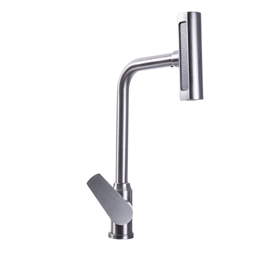 Baterie chiuveta de bucatarie, rotire 360°, multifunctionala, cu design modern, Naimeed D6181, Gri