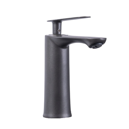 Baterie pentru baie cu design modern, Naimeed D6199, Gri mat