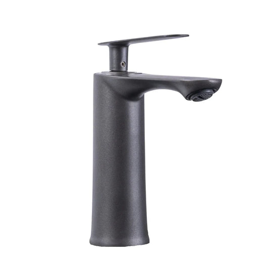 Baterie pentru baie cu design modern, Naimeed D6199, Gri mat - 221.ro
