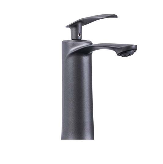 Baterie pentru baie cu design modern, Naimeed D6201, Gri mat