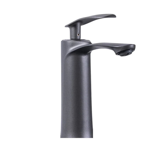 Baterie pentru baie cu design modern, Naimeed D6201, Gri mat - 221.ro