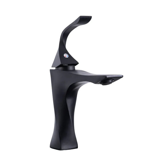 Baterie pentru baie cu design modern, Naimeed D6202, Negru mat - 221.ro