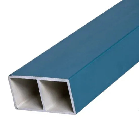 Set 5 profile Rectangular Decorativ Ranforsat WPC, Naimeed D6215, 260x10x5cm, Albastru - 221.ro