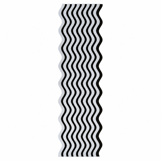 Panou riflaj acustic decorativ, MDF si pasla, Naimeed D6245, 240x30x1.8cm, Gri