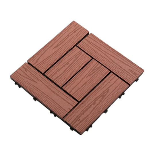 Dala deck terasa WPC, Naimeed D6252, 30x30x2cm, Visiniu - 221.ro
