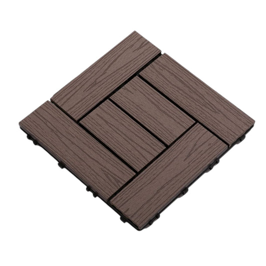 Dala deck terasa WPC, Naimeed D6253, 30x30x2cm, Maro