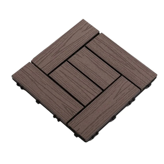 Dala deck terasa WPC, Naimeed D6253, 30x30x2cm, Maro - 221.ro