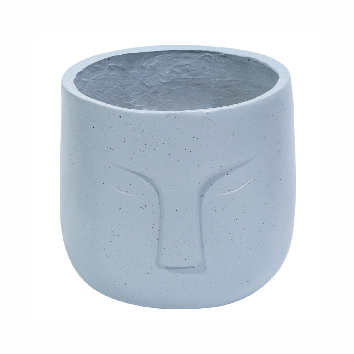 Ghiveci ecologic, Eco-friendly, Naimeed D6354, Mic, din materiale minerale, Gri, 28x25x25cm