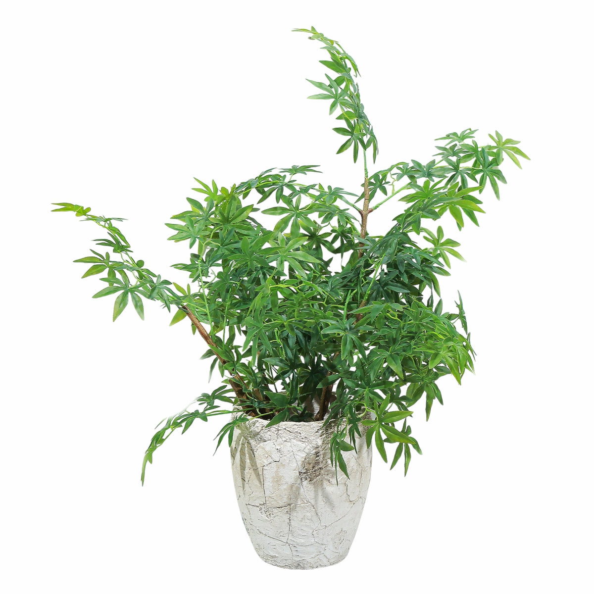 Ghiveci ecologic, Eco-friendly, Naimeed D6356, Mediu, din materiale minerale, Bej, 40x35x35cm