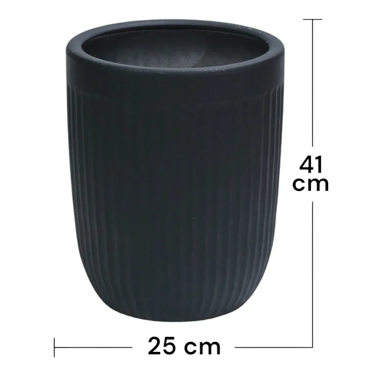 Ghiveci ecologic, Eco-friendly, Naimeed D6359, Mic , din materiale minerale, Alb, 44x32x32cm - 221.ro