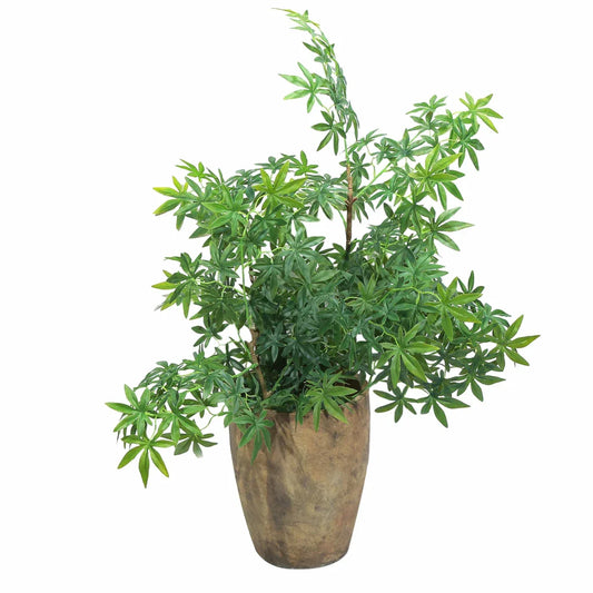 Ghiveci ecologic, Eco-friendly, Naimeed D6371, Mic, din materiale minerale, Maro, 32x26x26cm - 221.ro