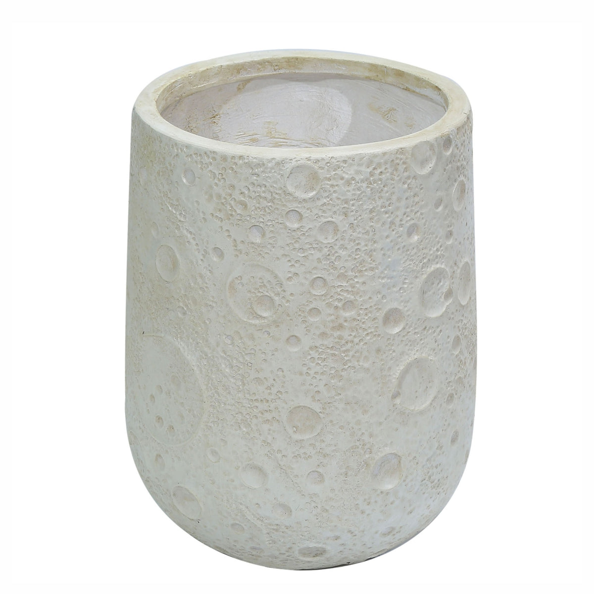 Ghiveci ecologic, Eco-friendly, Naimeed D6373, Mediu, din materiale minerale, Gri, 41x38x38cm