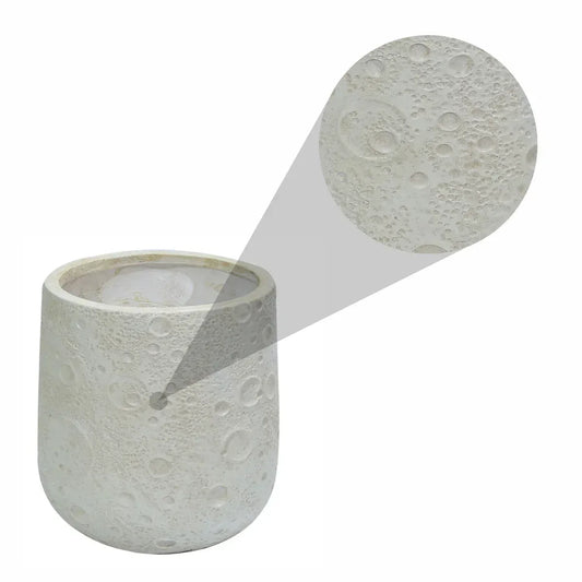 Ghiveci ecologic, Eco-friendly, Naimeed D6373, Mediu, din materiale minerale, Gri, 41x38x38cm - 221.ro