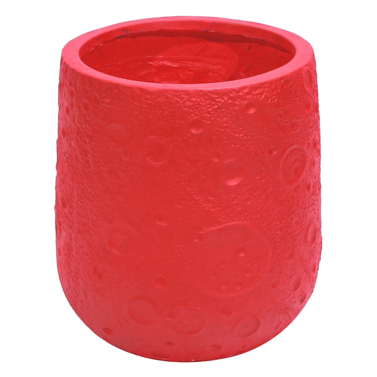 Ghiveci ecologic, Eco-friendly, Naimeed D6374, Mare, din materiale minerale, Rosu, 48x48x48cm