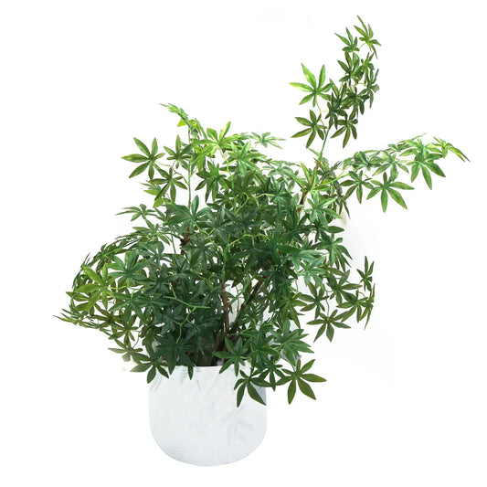 Ghiveci ecologic, Eco-friendly, Naimeed D6379, Mic, din materiale minerale, Alb, 26x29x29cm - 221.ro