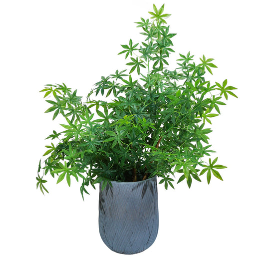 Ghiveci ecologic, Eco-friendly, Naimeed D6387 Mediu, din materiale minerale, Gri, 41x34x34cm