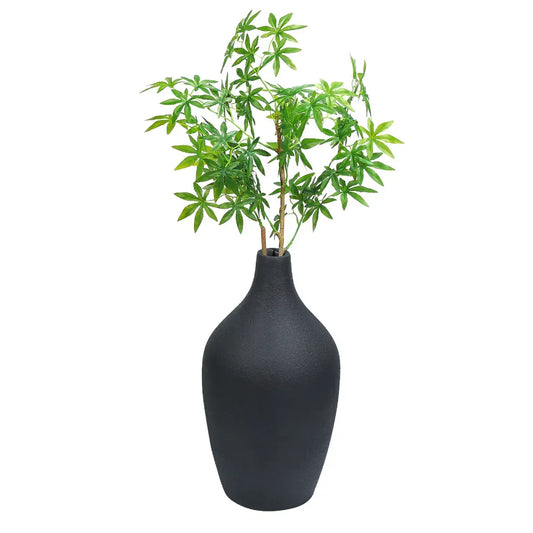Ghiveci ecologic, Eco-friendly, Naimeed D6401 Mediu, din materiale minerale, Negru, 65x30x30cm - 221.ro