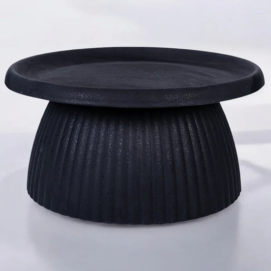 Ghiveci ecologic, Eco-friendly, Naimeed D6409, din materiale minerale, Negru, 35x70x70cm - 221.ro