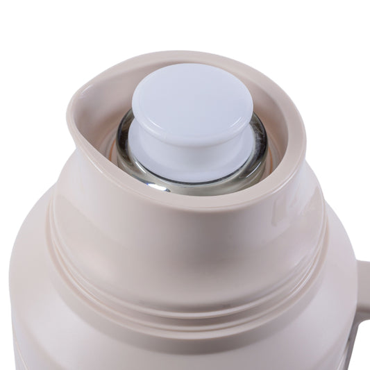 Termos, Naimeed D6421, pentru bauturi reci sau calde, Sticla si ABS, 2L, Mov, 114x400x200mm