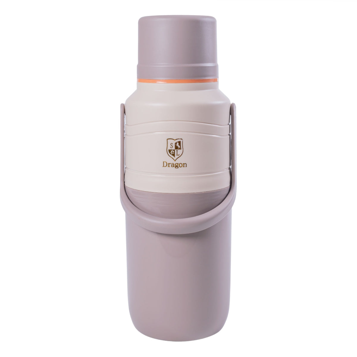 Termos, Naimeed D6421, pentru bauturi reci sau calde, Sticla si ABS, 2L, Gri, 114x400x200mm