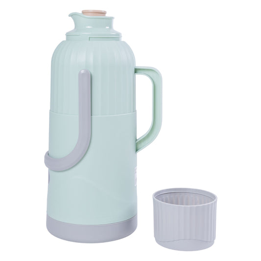 Termos, Naimeed D6423, pentru bauturi reci sau calde, Sticla si ABS, 3L, Turcoaz, 165x480x162mm