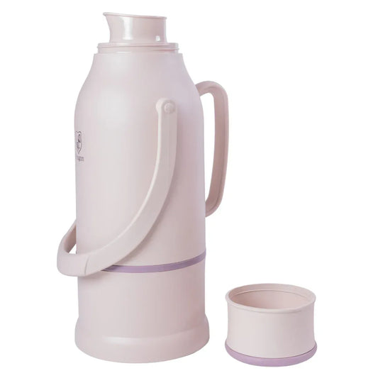 Termos, Naimeed D6424, pentru bauturi reci sau calde, Sticla si ABS, 3L, Crem, 165x500x200mm - 221.ro