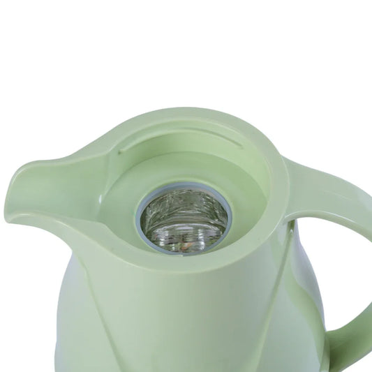 Termos, Naimeed D6428, pentru bauturi reci sau calde, Sticla si ABS, 1.3L, Verde, 140x300x180mm - 221.ro