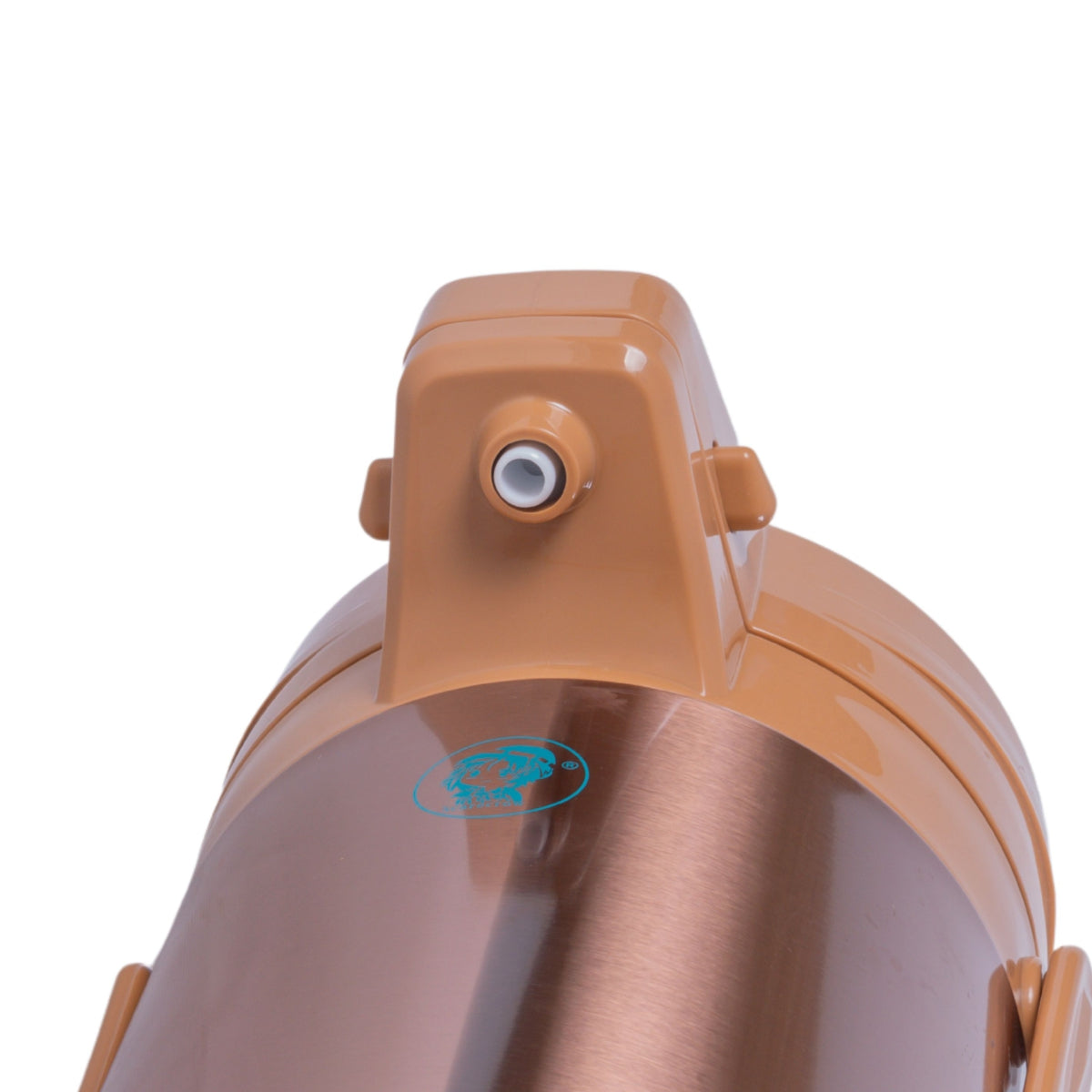 Termos, Naimeed D6440, pentru bauturi reci sau calde, Sticla si ABS, 2.5L, Maro, 185x400x260mm