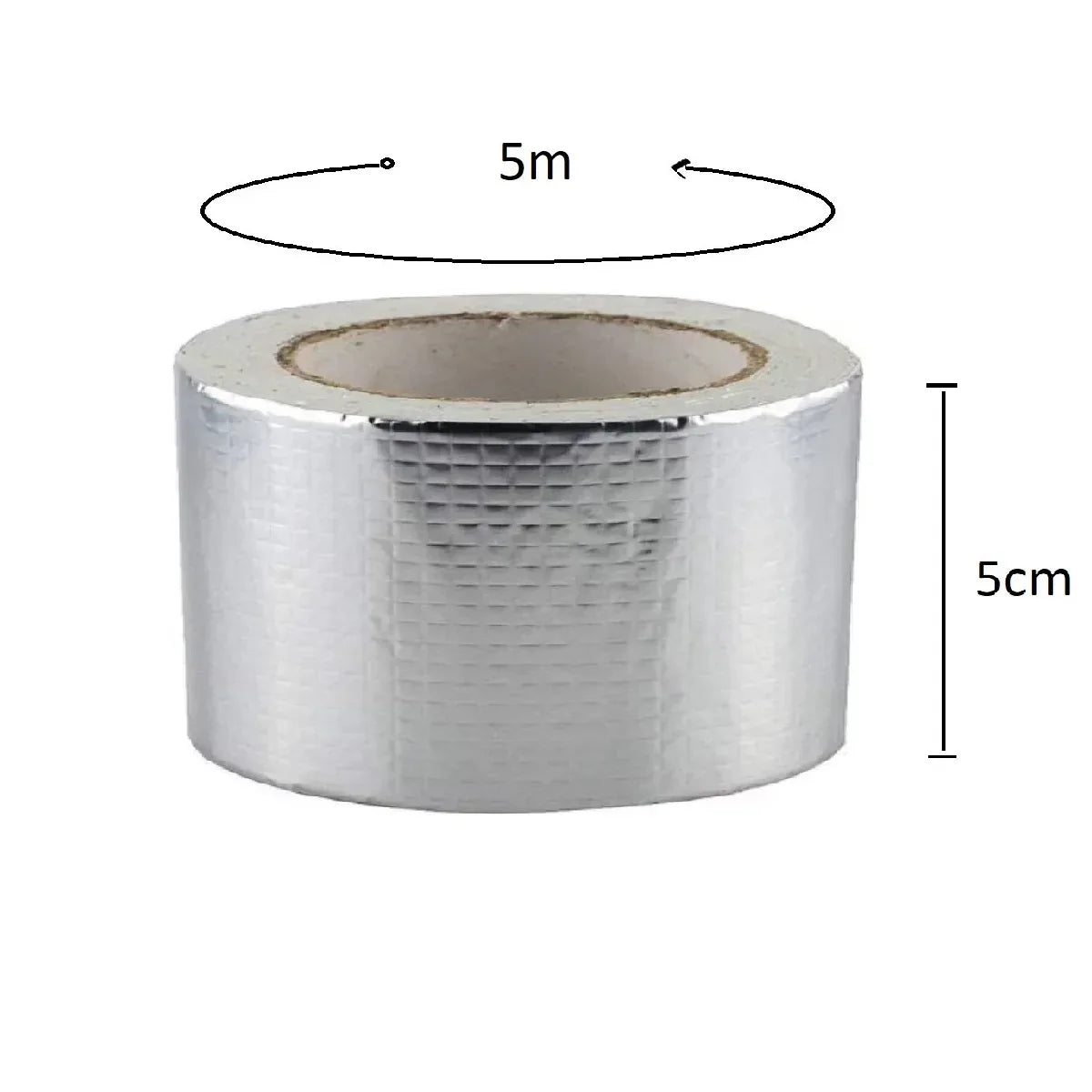 Banda adeziva butilica, impermeabila, izolatoare, Naimeed D6444, 5mx5cmx1mm - 221.ro