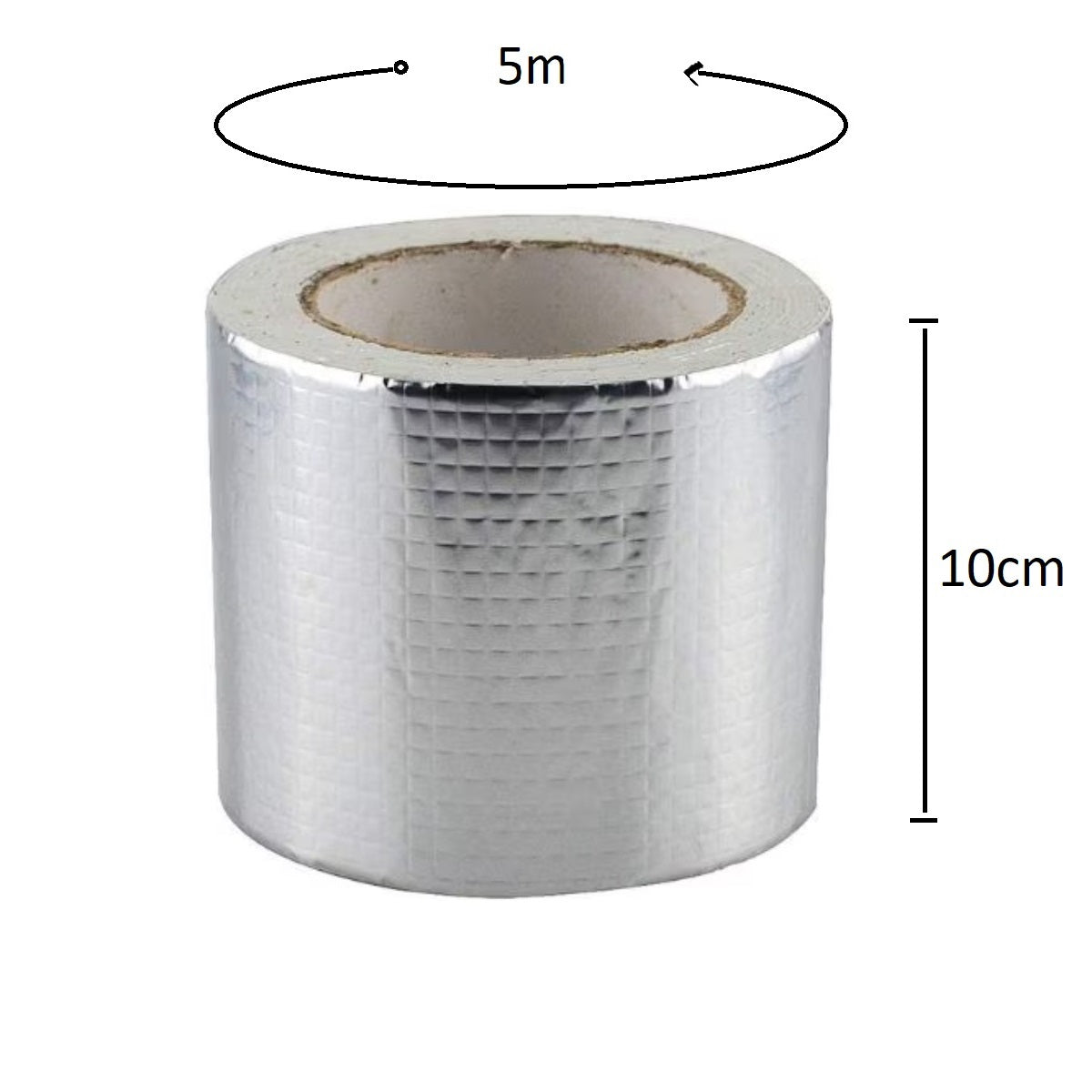Banda adeziva butilica, impermeabila, izolatoare, Naimeed D6445, 5mx10cmx1mm