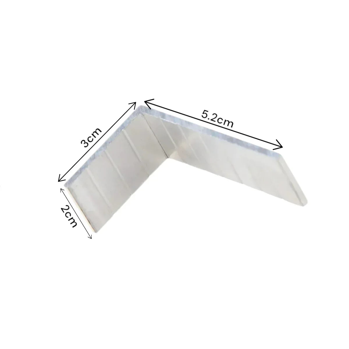 Suport de fixare sina gard WPC, aluminiu, Naimeed D6481, 5.2x3x2 cm, Gri - 221.ro