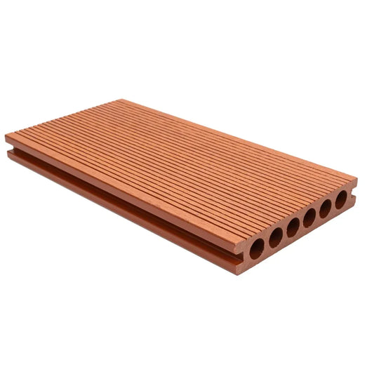 Pardoseala decking terasa din compozit WPC, Naimeed D6483, rezistenta sporita, 290x14x2.5cm, Caramiziu - 221.ro