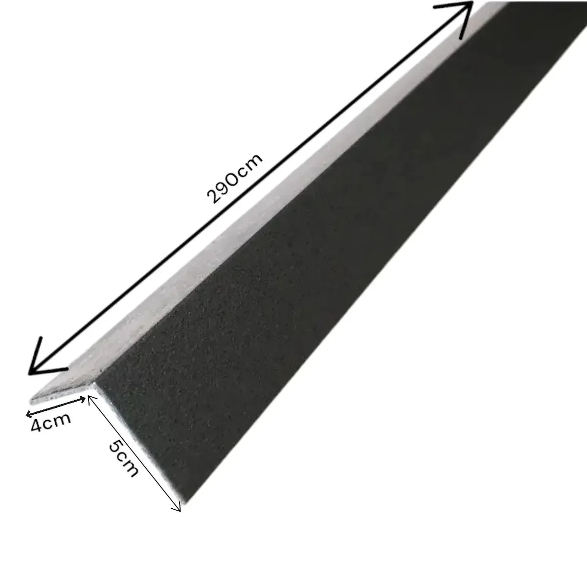 Cornier perimetral coextrudat, WPC, Naimeed D6486, 290x5x4 cm, Negru - 221.ro