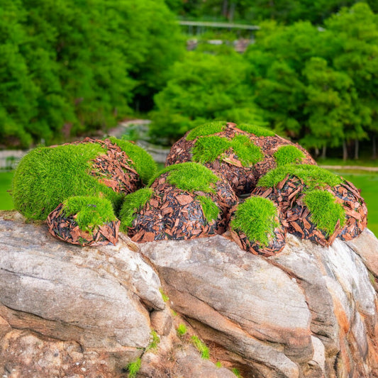 Set 6 x Pietre decorative din polistiren, aspect natural, usor de curatat, Naimeed D6529