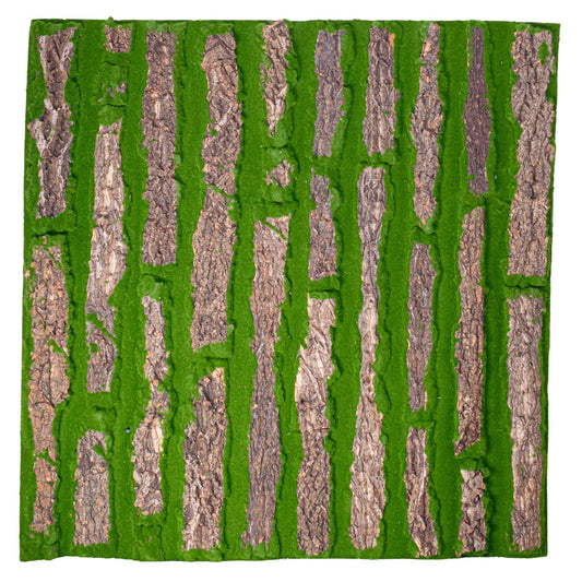 Covor muschi artificial de padure, Naimeed D6534, pentru decorare interioara sau exterioara, Verde, 1000x1000x20mm