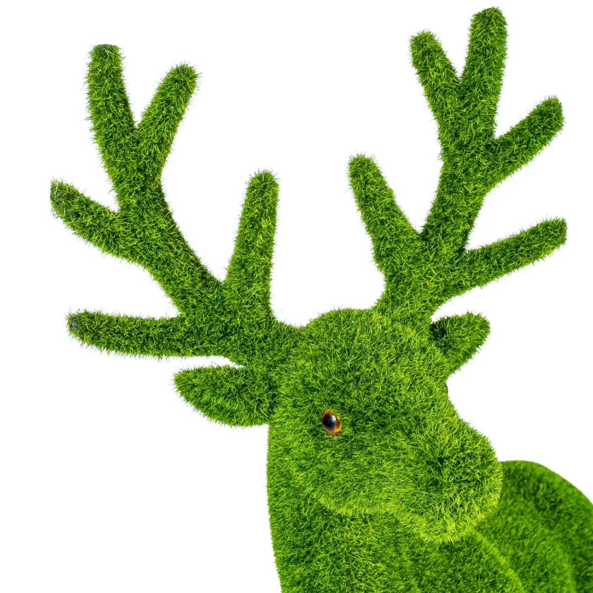Figurina din iarba artificiala, Naimeed D6535, Cerb, Verde, 52 cm - 221.ro