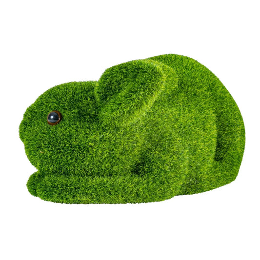 Figurina din iarba artificiala, Naimeed D6536, Iepuras, Verde, 31 cm - 221.ro