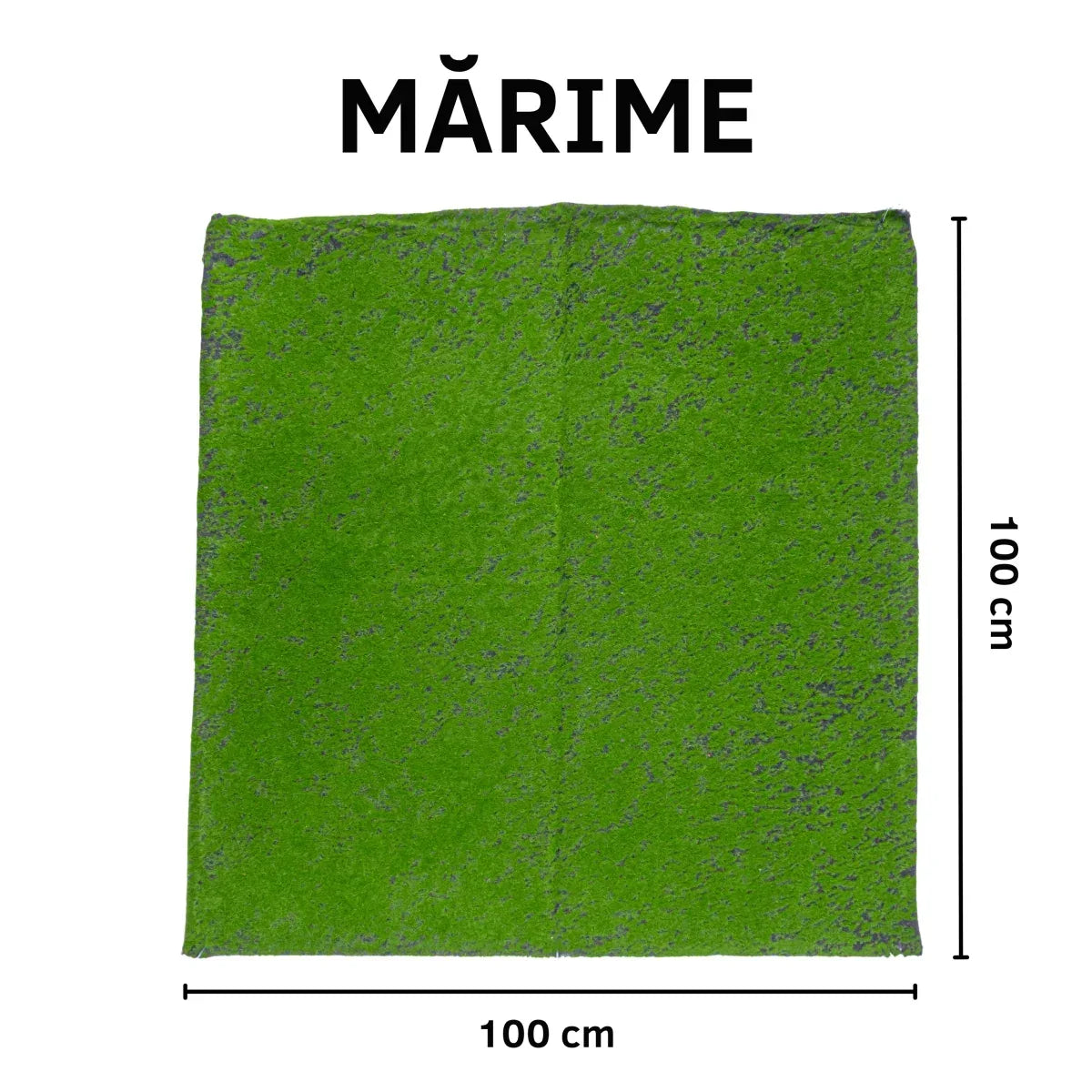 Covor muschi artificial de padure, Naimeed D6554, pentru decorare interioara sau exterioara, Verde, 1000x1000x10mm - 221.ro