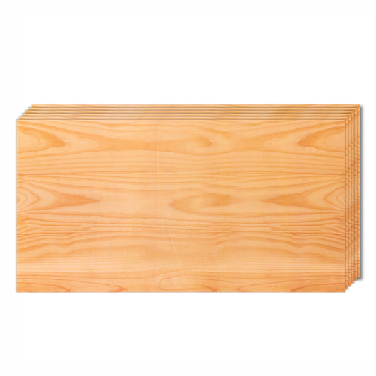 Set 6 panouri decorative, Naimeed D6576, Autoadeziv, aspect lucios, suprafata acoperita 1.08 mp, 30x60 cm, Crem