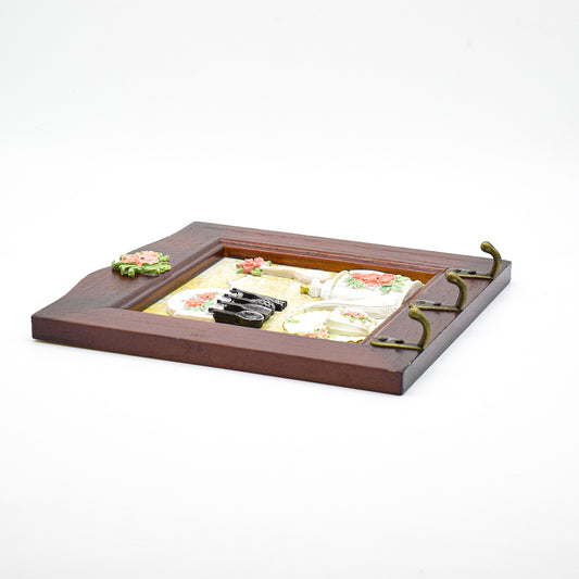 Cuier decorativ D66, 21x21 cm, m1