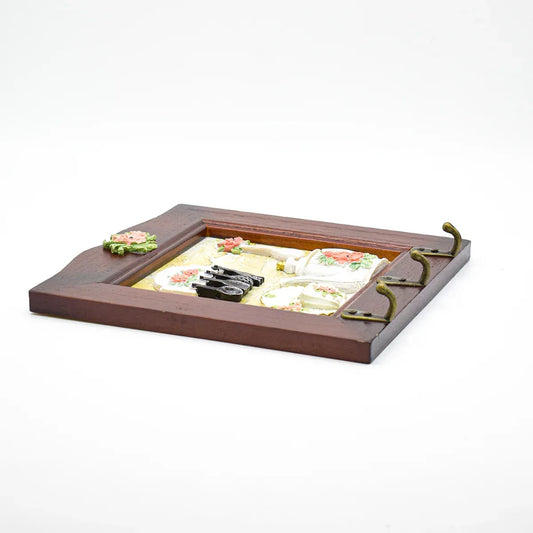Cuier decorativ D66, 21x21 cm, m1 - 221.ro