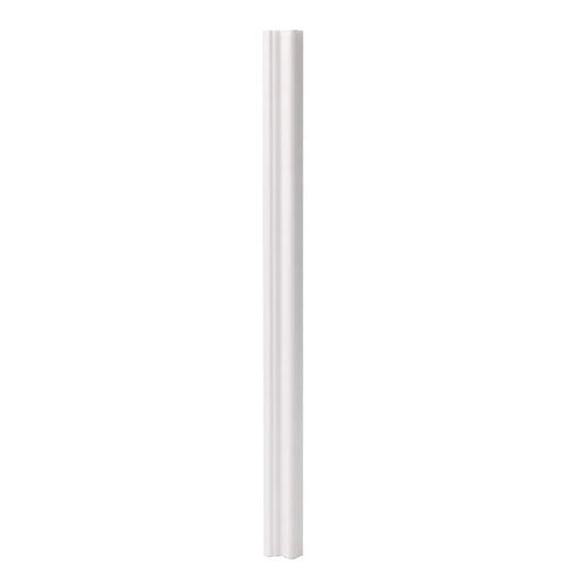 Set 5 Bagheta decorativa, polimer rigid, Naimeed D6693, Alb, 230x2.3x1.25cm - 221.ro
