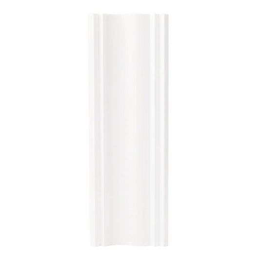 Set 5 plinte decorative, polimer rigid, Naimeed D6697, Alb, 2300x120x15mm - 221.ro