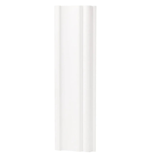 Set 5 plinte decorative, polimer rigid, Naimeed D6698, Alb, 2300x85x25mm - 221.ro