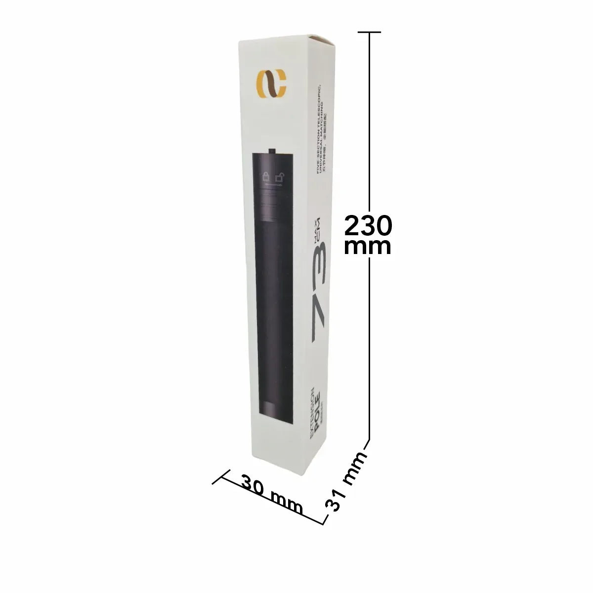 Tija de extensie Aochuan pentru gimbal, D6735, compatibil cu Smart XE / X Pro / S2 / M1 Pro / M2 Pro - 221.ro