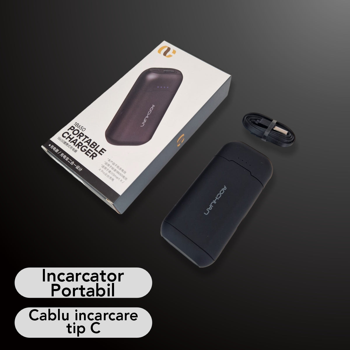 Incarcator portabil Aochuan pentru acumulator Gimbal, D6740, compatibil cu Smart X, Smart X Pro si Smart X Pro AI