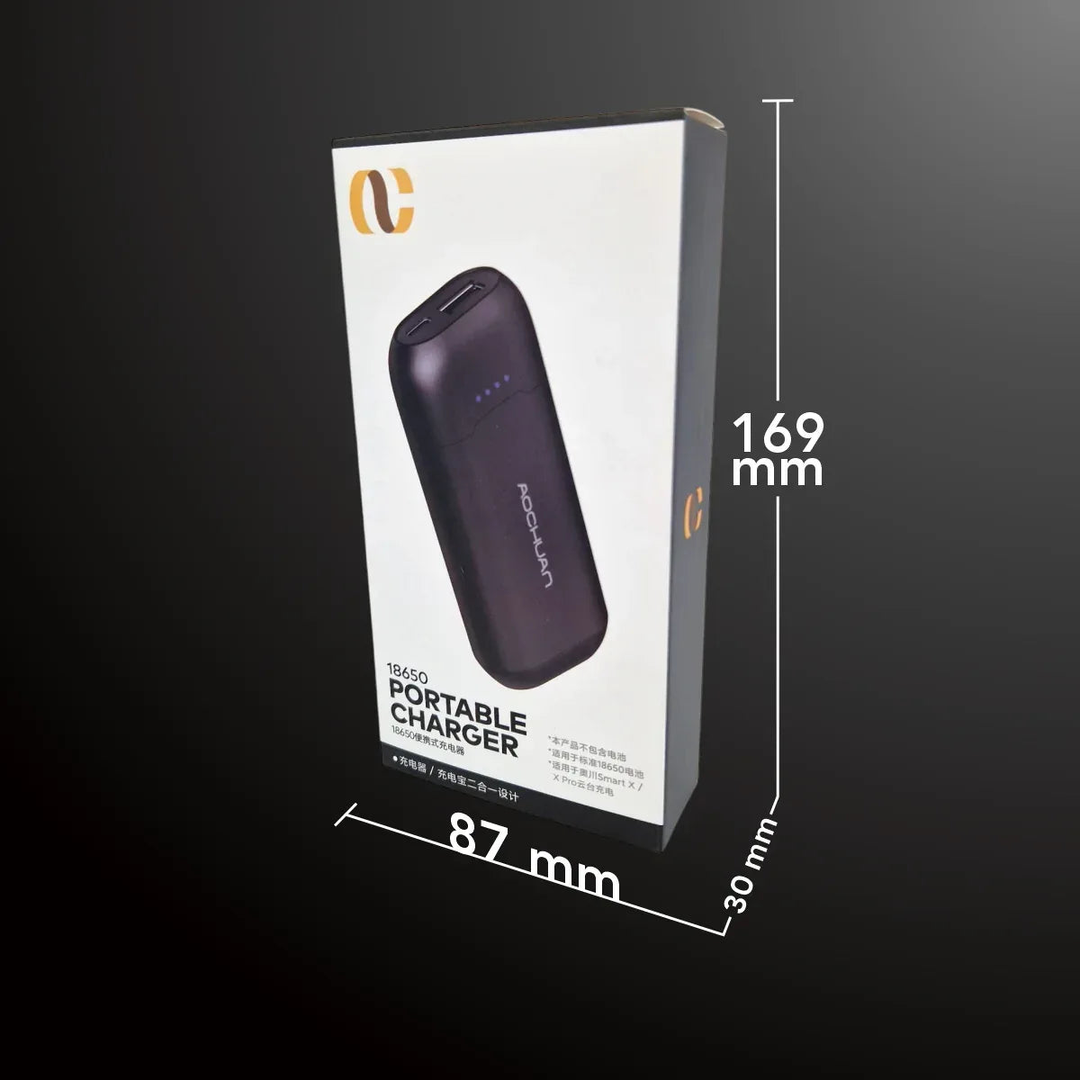 Incarcator portabil Aochuan pentru acumulator Gimbal, D6740, compatibil cu Smart X, Smart X Pro si Smart X Pro AI - 221.ro