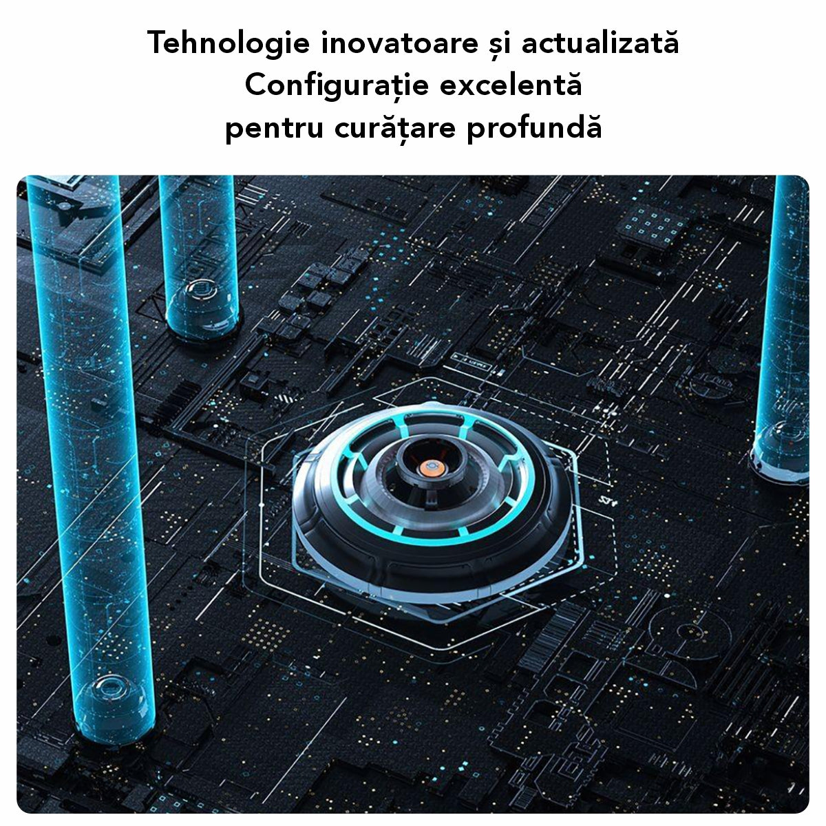 Robot Curatare Geamuri Liectroux HCR-10(D6809), 2800Pa, protectie anti cadere, baterie 500mAh, autonomie 60 de minute pe acumulator in caz de pana de curent, capacitate 30ml, 295x145x120mm, Negru