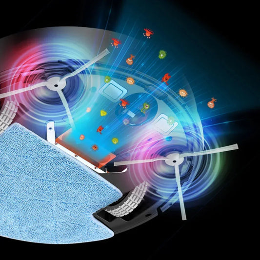 Aspirator Robot cu spalare, Inteligent Liectroux V3S PRO(D6814), aspiratie de 4000Pa, autonomie 120 de minute, coș de praf de 600ml, 150x350x350mm, Negru - 221.ro