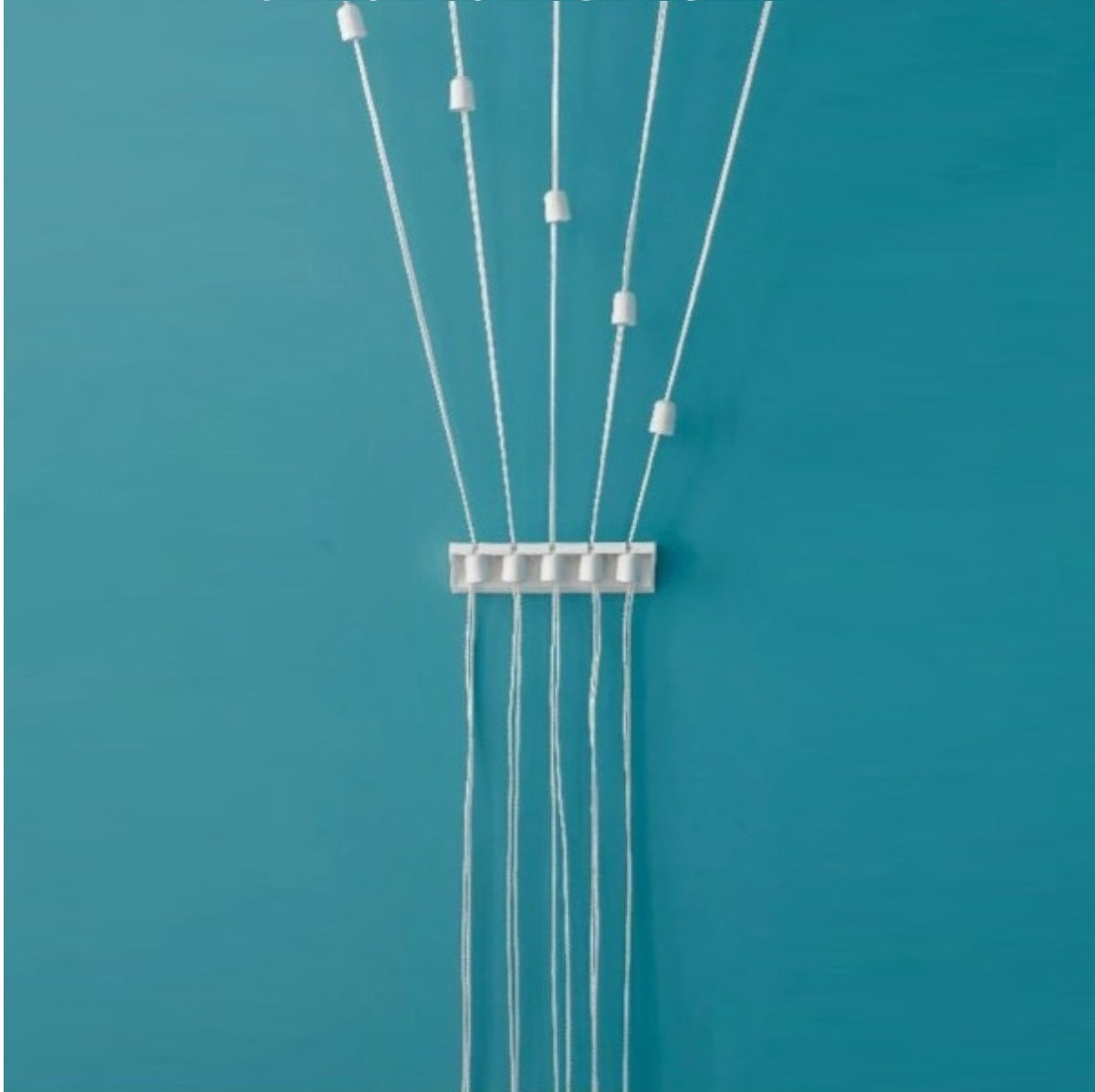 Uscator rufe de tavan, metalic, 5 bare, Naimeed D6840, 180x50x320cm, Alb